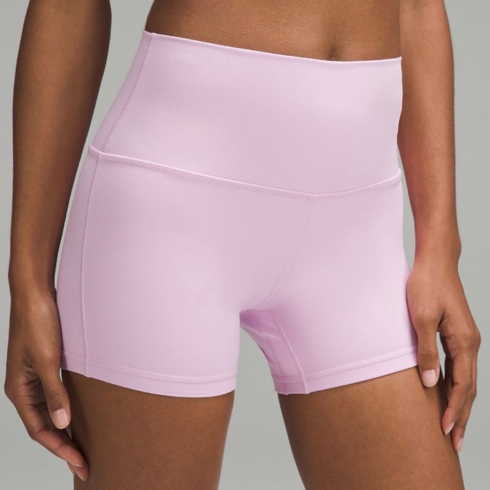 Lululemon Athletica Light Pink Bike Shorts